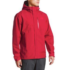 NWOT North Face Apex Flex Men's M Red Hooded Waterproof Full Zip Jacket